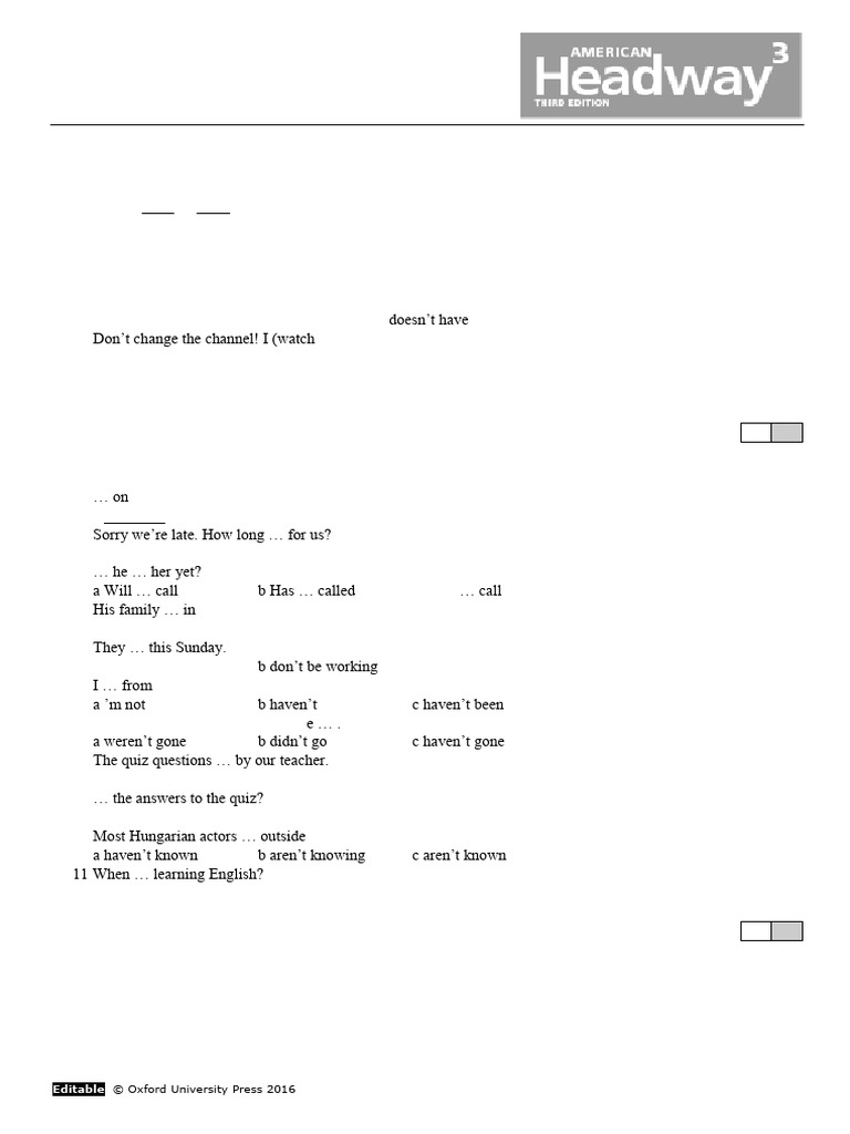AHW3e - Level 03 - Unit Test 1B | PDF | Adjective | Linguistic Morphology