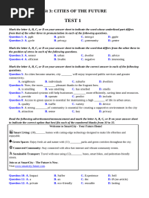 BỘ TEST GLOBAL SUCCESS 11 - FORM 2025 (File word + Key chi tiết) (C11.U3) TEST 1 HS