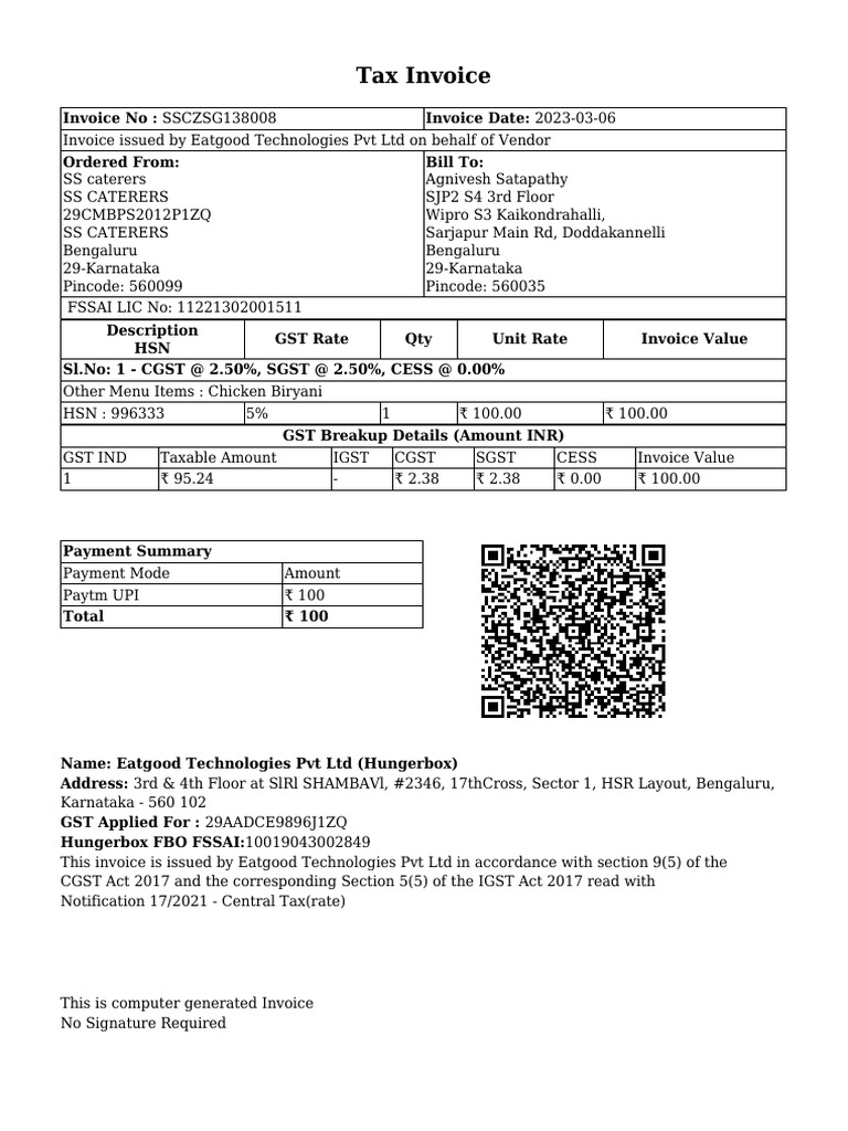 Invoice 06mar2023 VHP0LSV14133 1678090215 | PDF