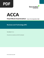 Free ACCA Business and Technology (BT) Practice Questions | PDF ...
