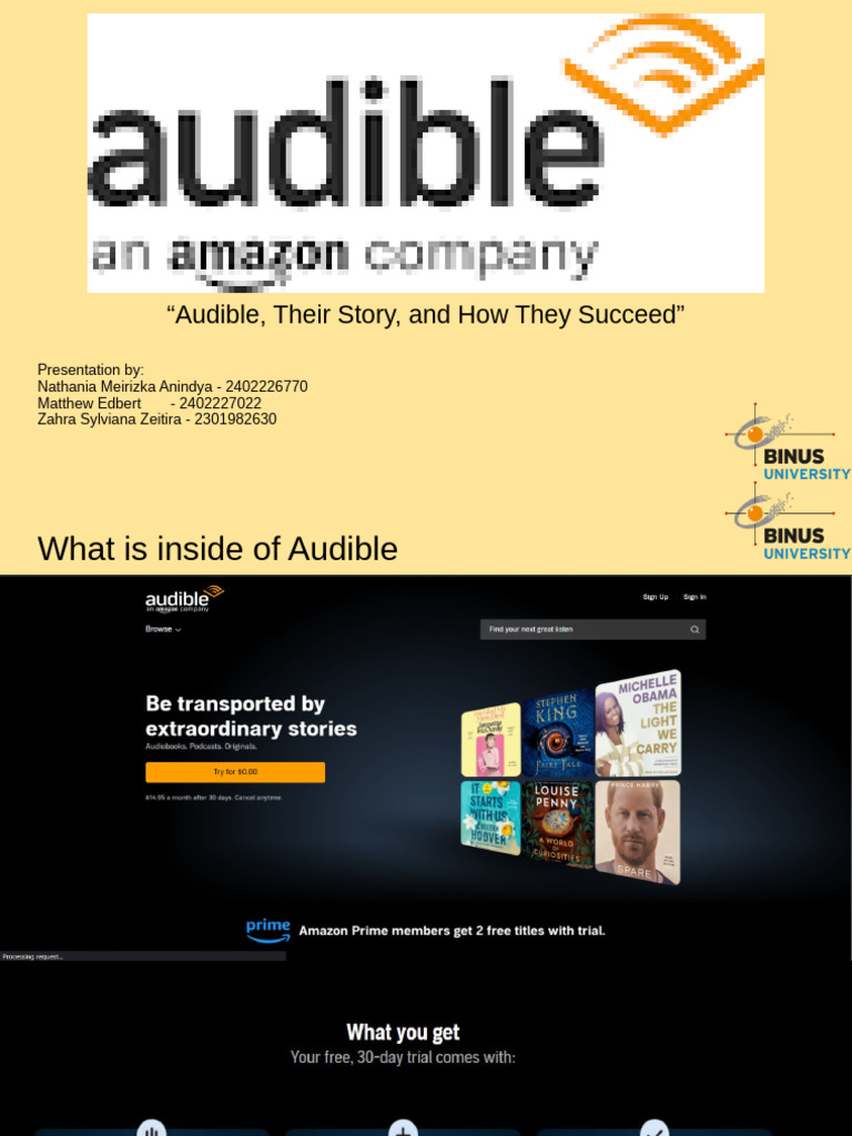 Audible | PDF | Consumer Electronics | Multimedia