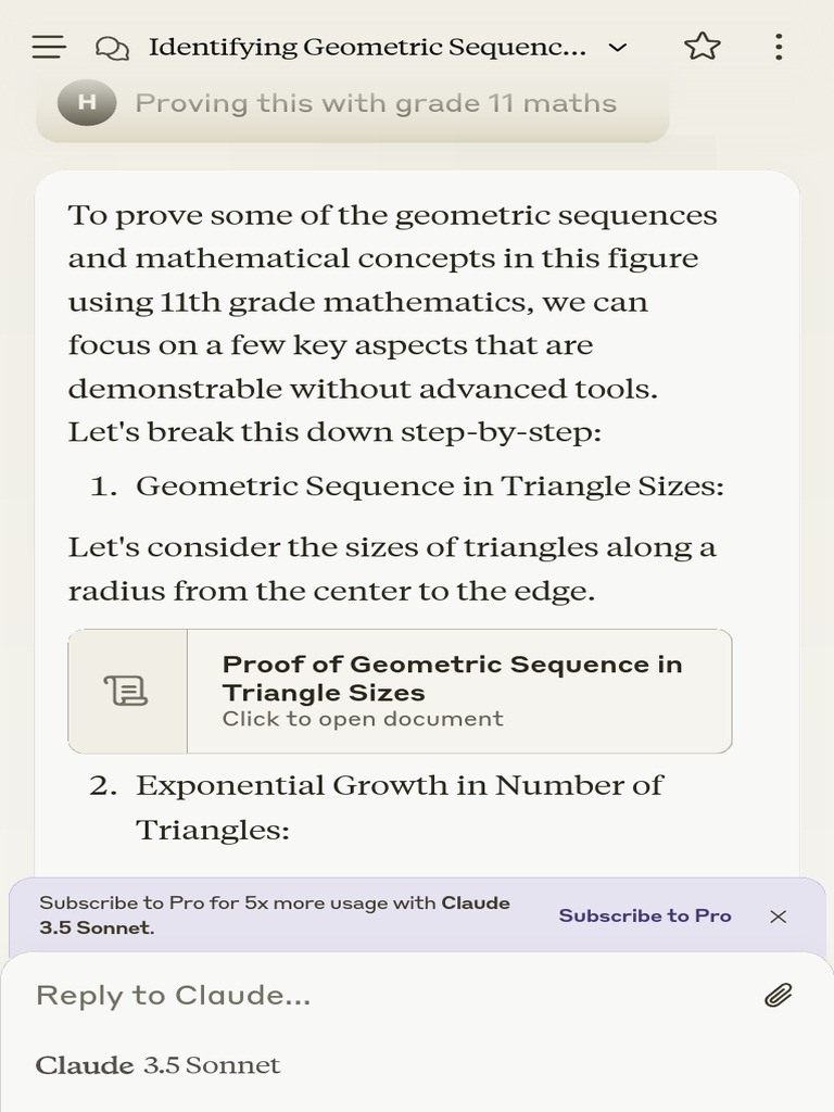 Geometric Sequences in Triangles Explained | PDF | Teaching Methods ...