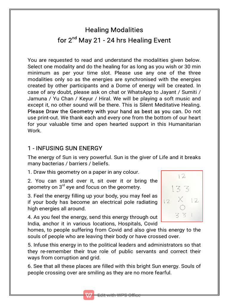 Healing Modalities | PDF