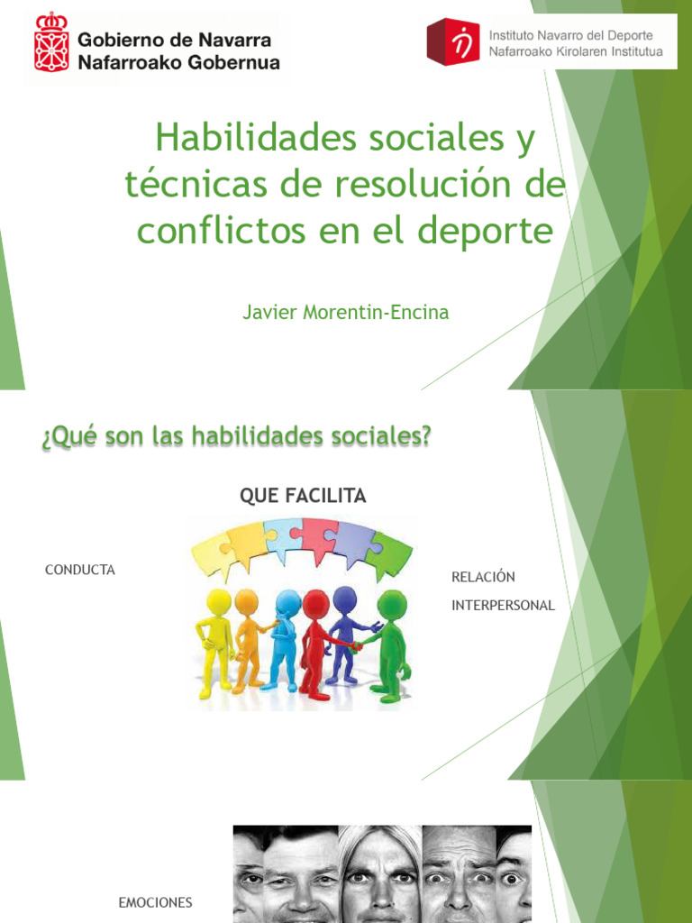 Habilidades Sociales y Tecnicas de Resolucion de Conflictos en El ...