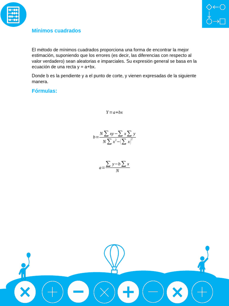 Método Minímos Cuadrados | PDF | Mínimos cuadrados | Matemáticas Aplicadas