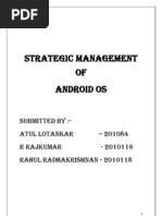 Strategic Management OF Android Os