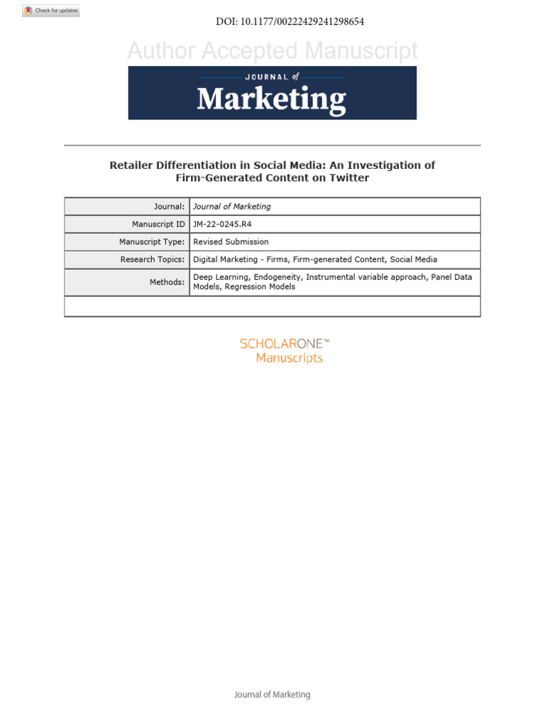 Retailer Content Strategies on Twitter | PDF | Social Media | Popular ...
