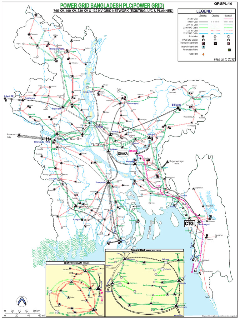 765 KV, 400 KV, 230 KV & 132 KV Grid Network (Existing, U/C & Planned ...