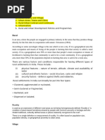 Settlement Types and Hierarchy Explained | PDF | City | Village