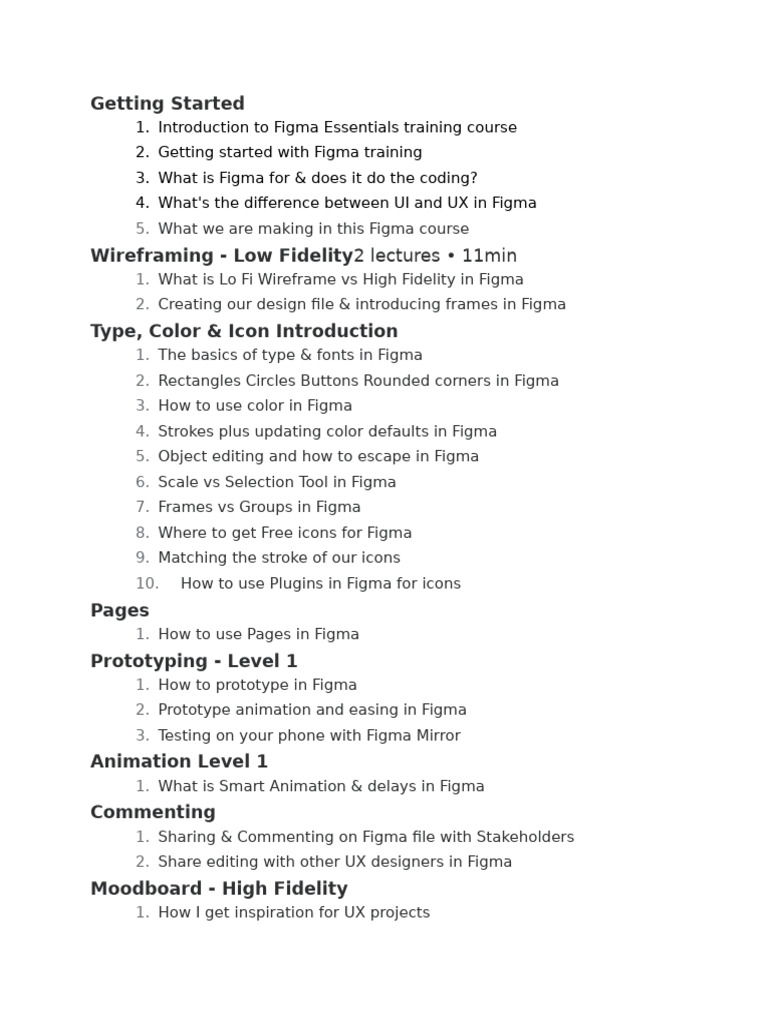 Figma Essentials Training Course Guide | PDF | Adobe Photoshop | Software