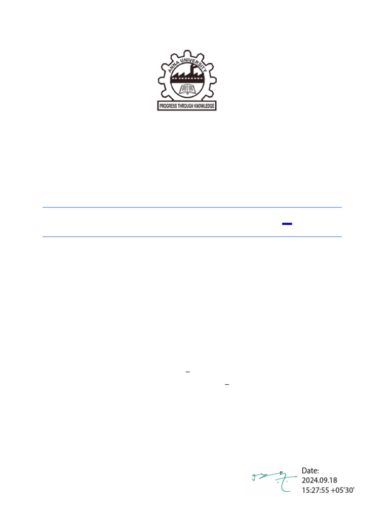 Anna University B.E./B.Tech Regulations 2023 | PDF | University And ...