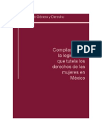 Compilación de la legislación que tutela los derechos de las mujeres en México