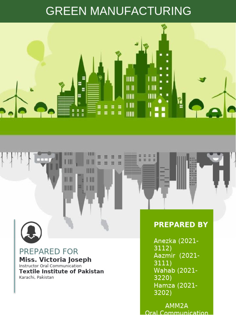 Manufacturing Report Examples