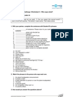 Air Travel Worksheet 3