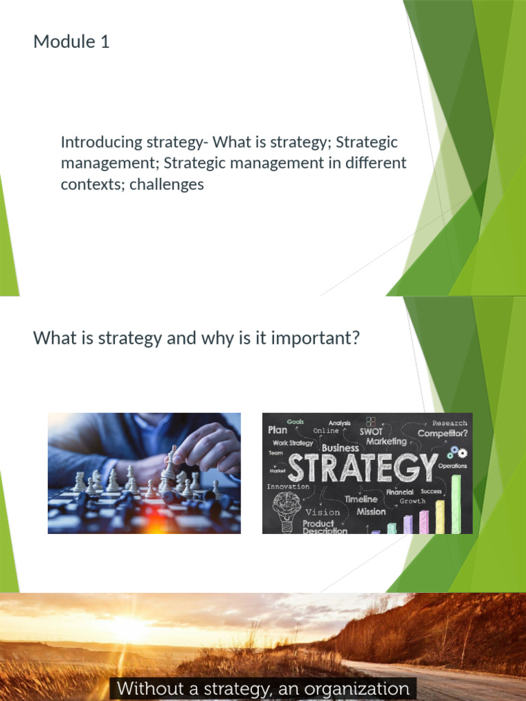 Business Strategy SAMSOE Module1 | PDF | Strategic Management ...