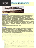 Webquest Inmigración en España