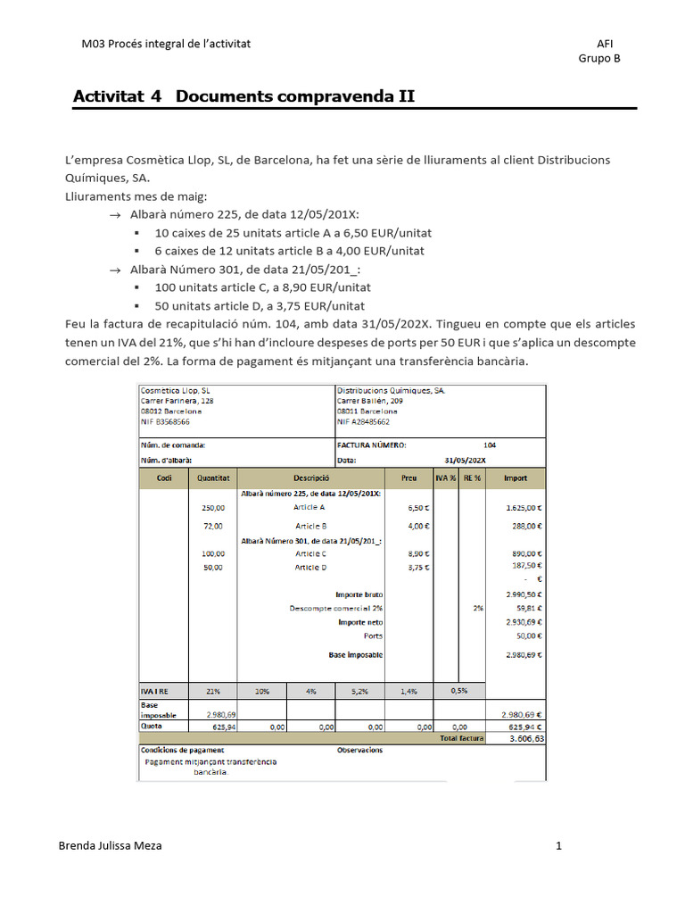 A4 - Documents II | PDF