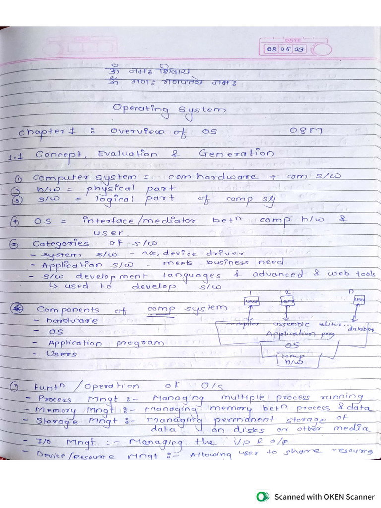 Osy Unit 1 | PDF