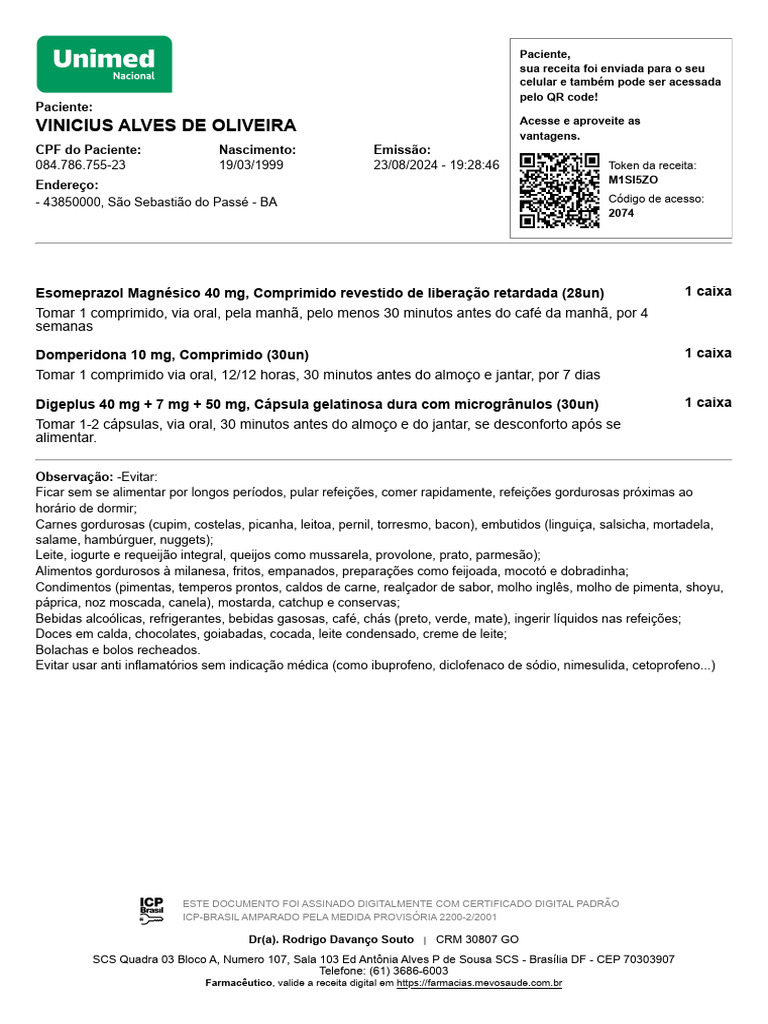 Orientações sobre Digeplus Cápsulas | PDF | Culinária | Alimentos