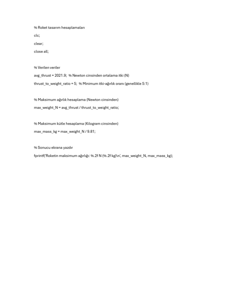 Rocket Design Processing | PDF