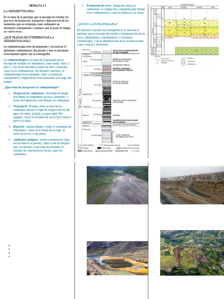 Introducción a la Sedimentología Geológica | PDF | Roca sedimentaria ...
