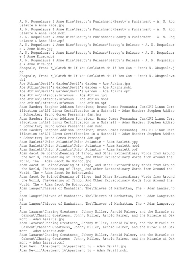 Comprehensive Book File List | PDF | Isaac Asimov | The Count Of Monte ...