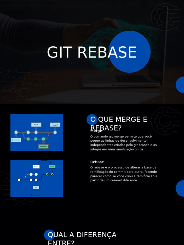 Diferenças entre Git Merge e Rebase | PDF | Computadores