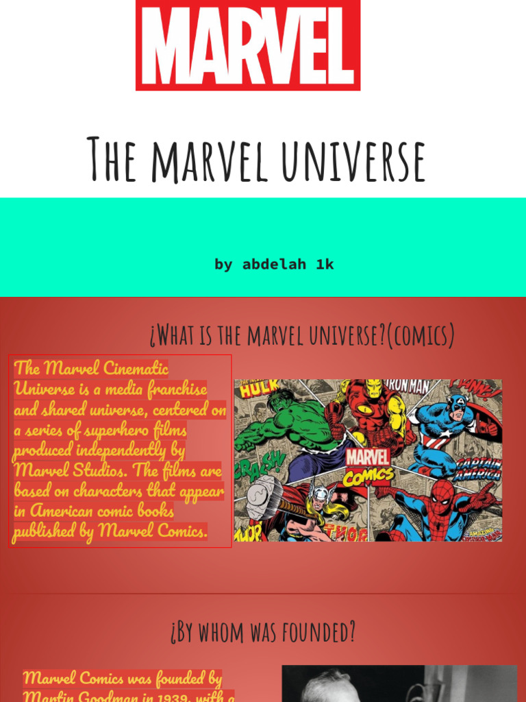 Overview of the Marvel Universe | PDF | Young Adult