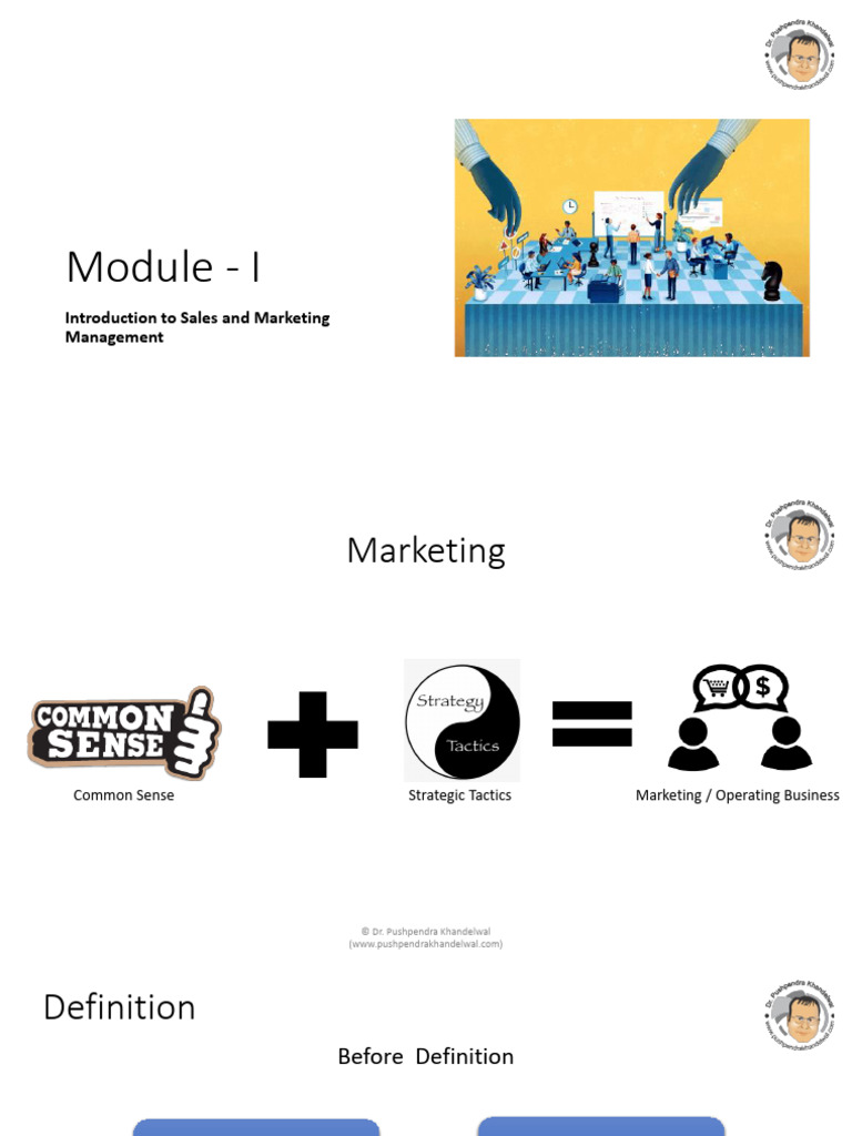 Sales and Marketing Management Overview | PDF | Marketing | Direct ...
