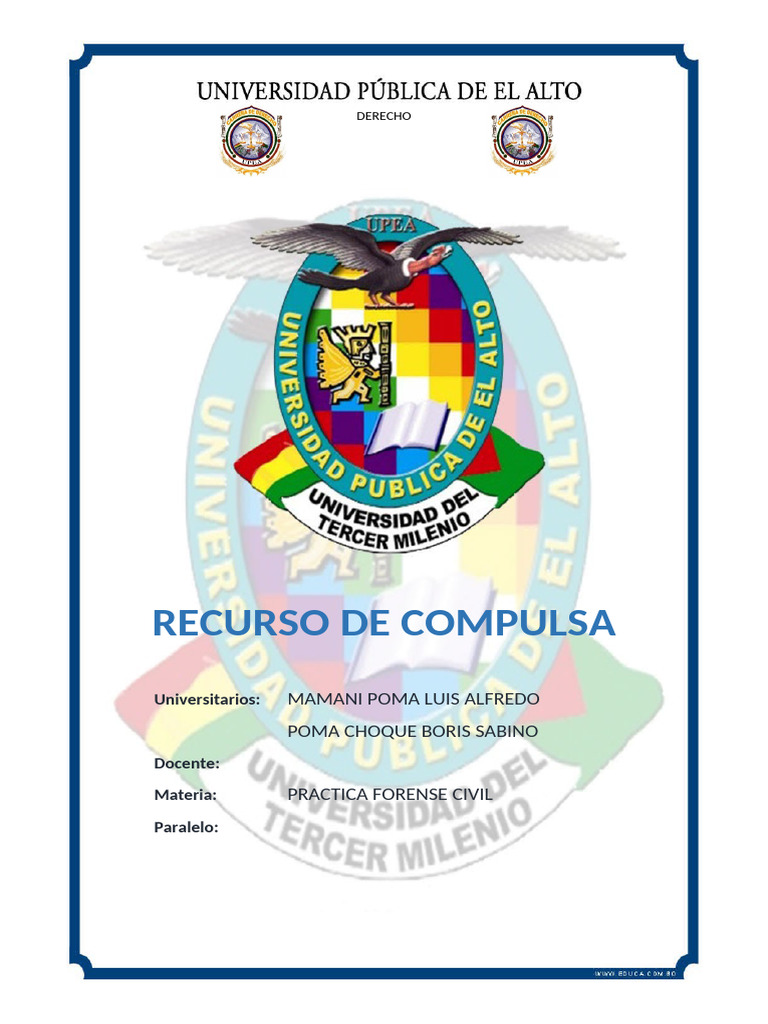 Análisis del Recurso de Compulsa | PDF | Apelación | Ley procesal