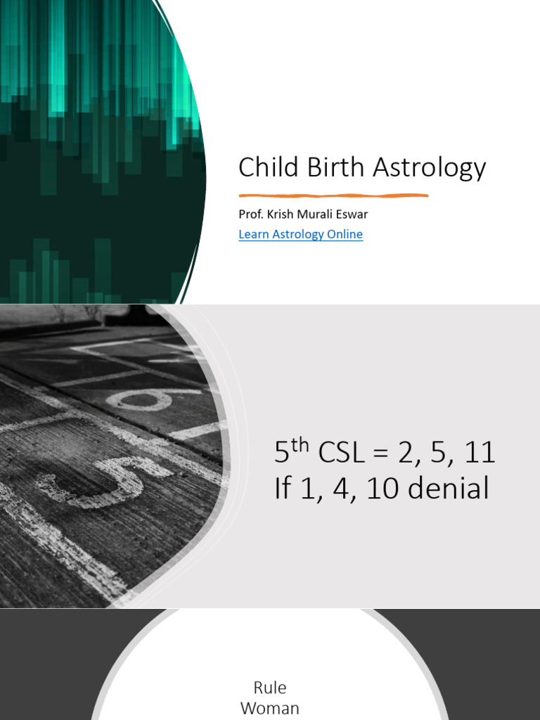 Astrology Guide for Child Gender Prediction | PDF