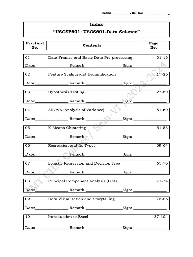 USCS601 DS Index Page | PDF