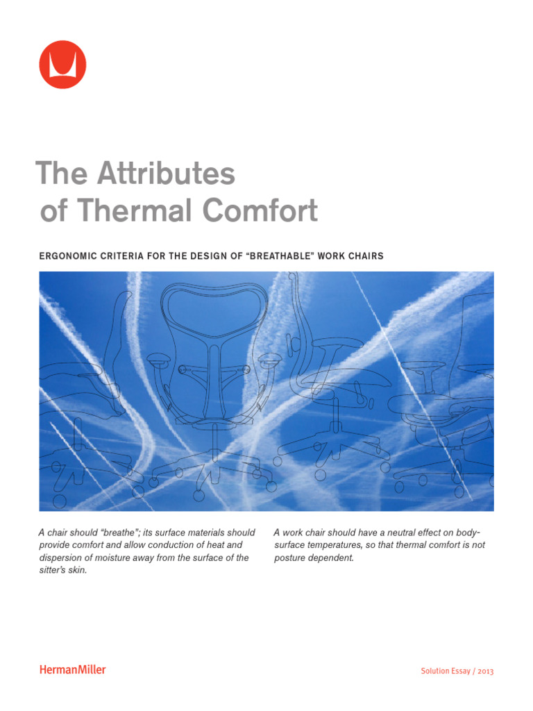 Se The Attributes of Thermal Comfort | PDF | Porosity | Humidity