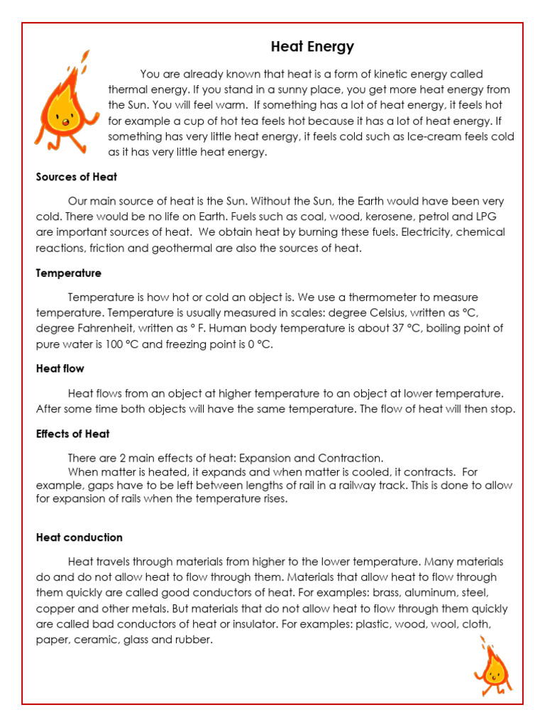 Understanding Heat Energy Basics | PDF | Temperature | Heat