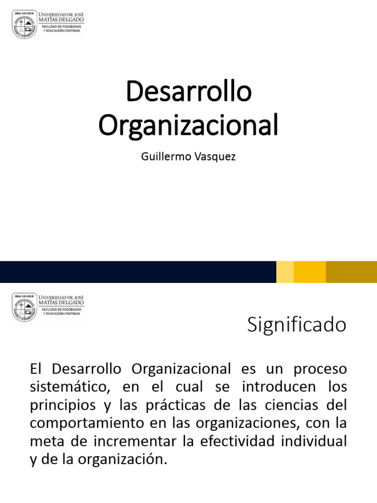 Desarrollo Organizacional | PDF | Aprendizaje | Comportamiento