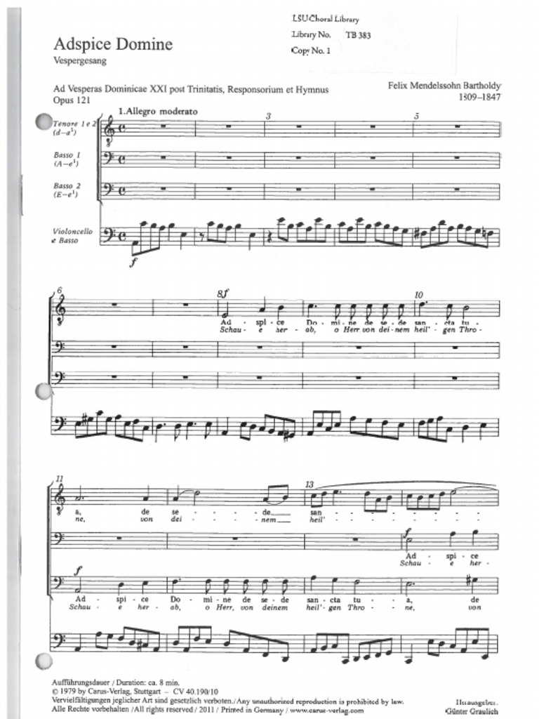 Adspice Domine | PDF