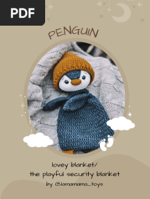 Penguin Lovey Blanket