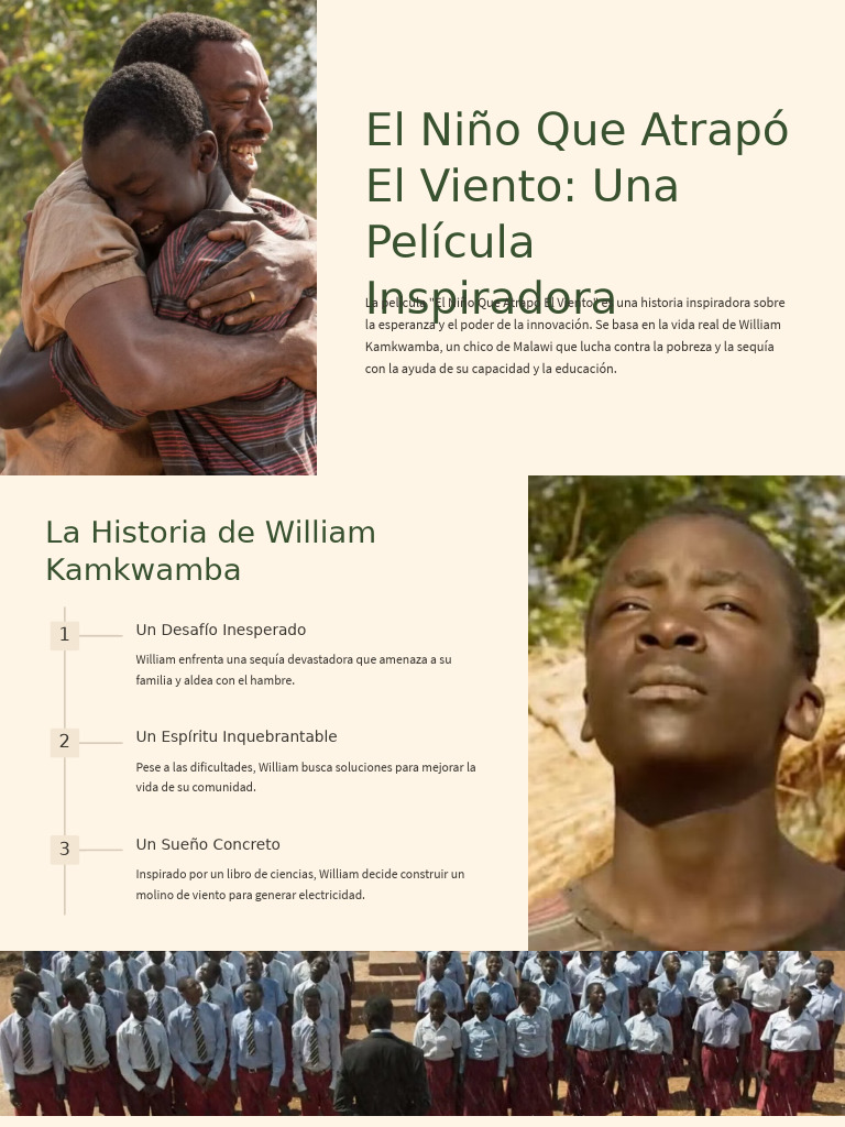 El Nino Que Atrapo El Viento Una Pelicula Inspiradora | PDF | Pobreza ...