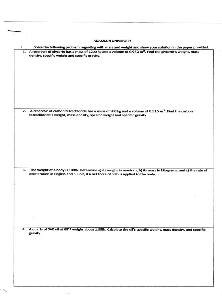 Fluid mechanics 100 problems compressed pdf pressure pressure