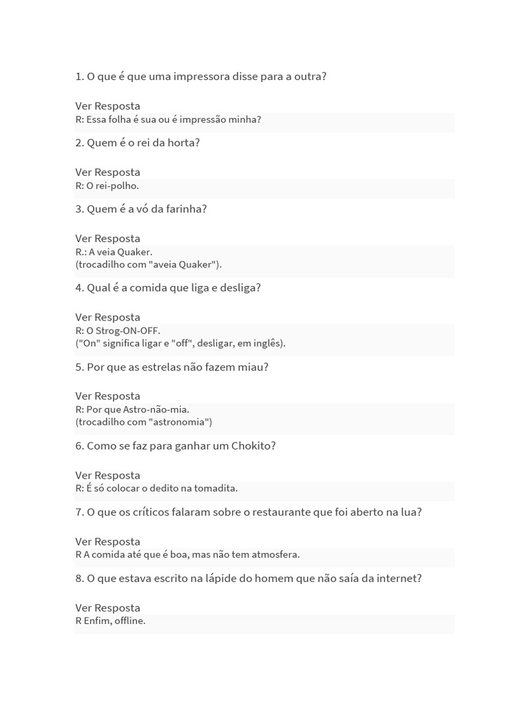 Anedotas 3 Pdf Piadas Gatos