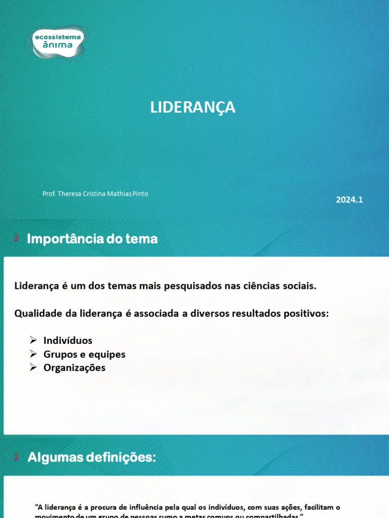 Diferenças entre Líder e Chefe na Gestão | PDF | Liderança | Psicologia ...