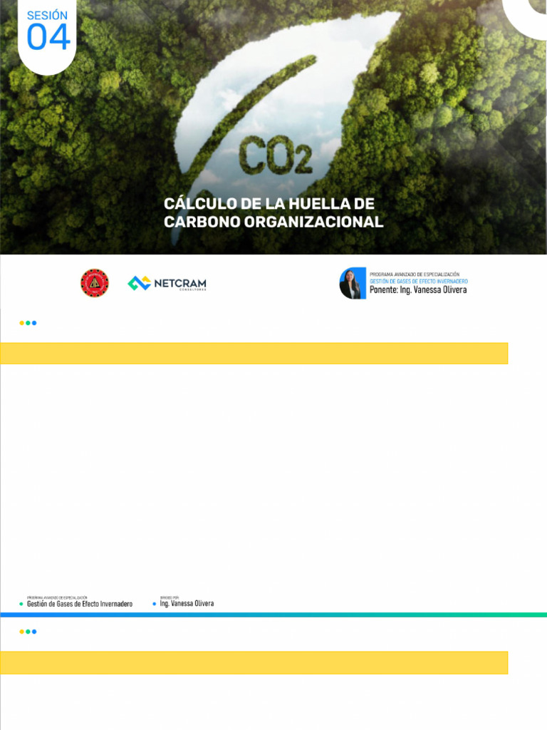 Sesión 04 - Gestión de Gases de Efecto Invernadero | PDF | Huella de ...