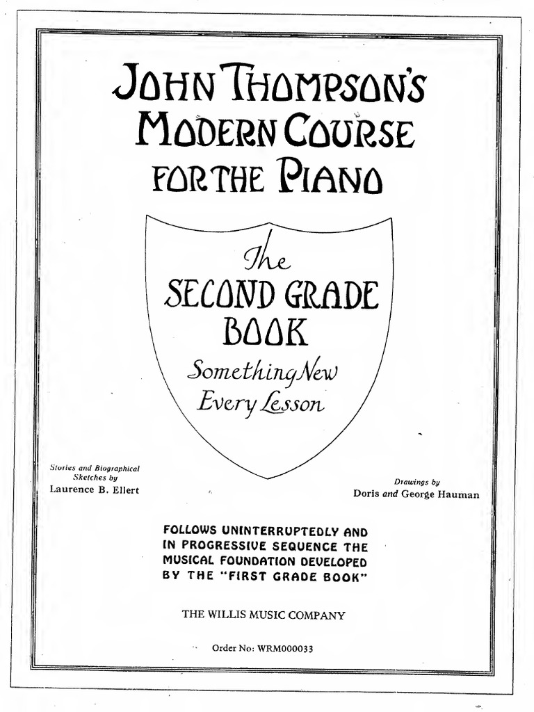 John Thompson Modern Course For Piano 2nd Grade Text | PDF | String ...
