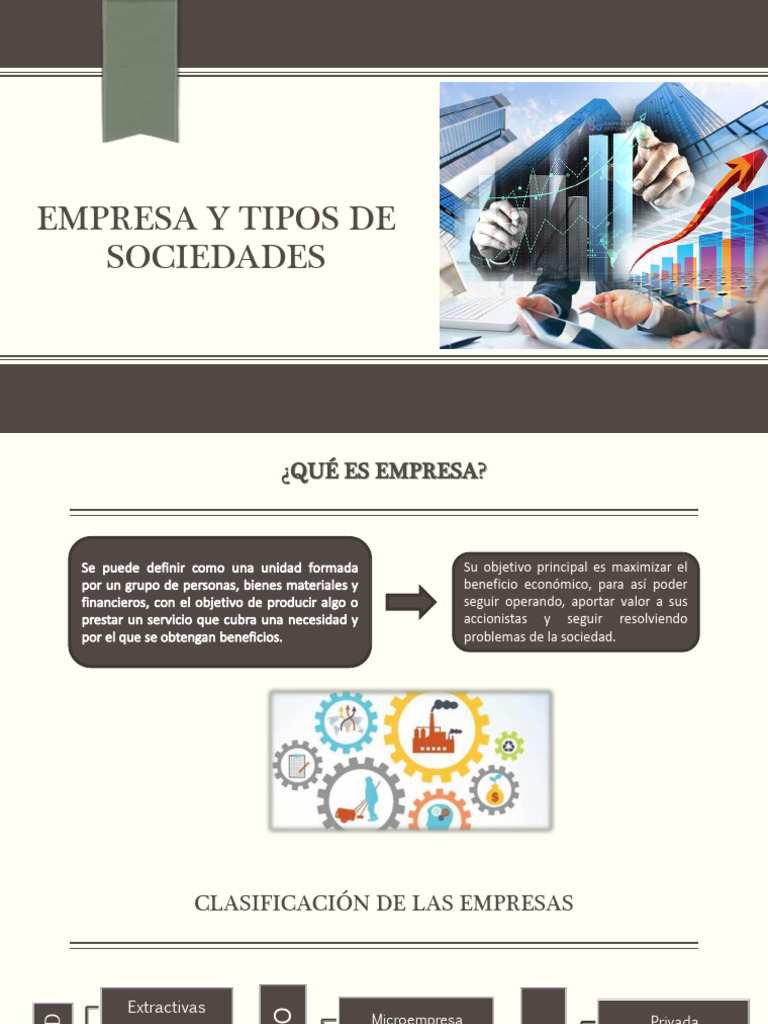 Tipos de Sociedades y Empresas en Colombia | PDF | Sociedad de ...
