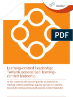 Learning Centred Leadership