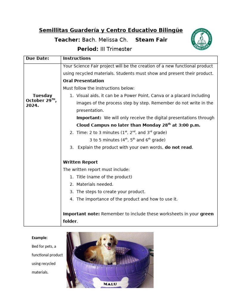 Science Fair Project Guidelines | PDF | Creativity | Psychological Concepts