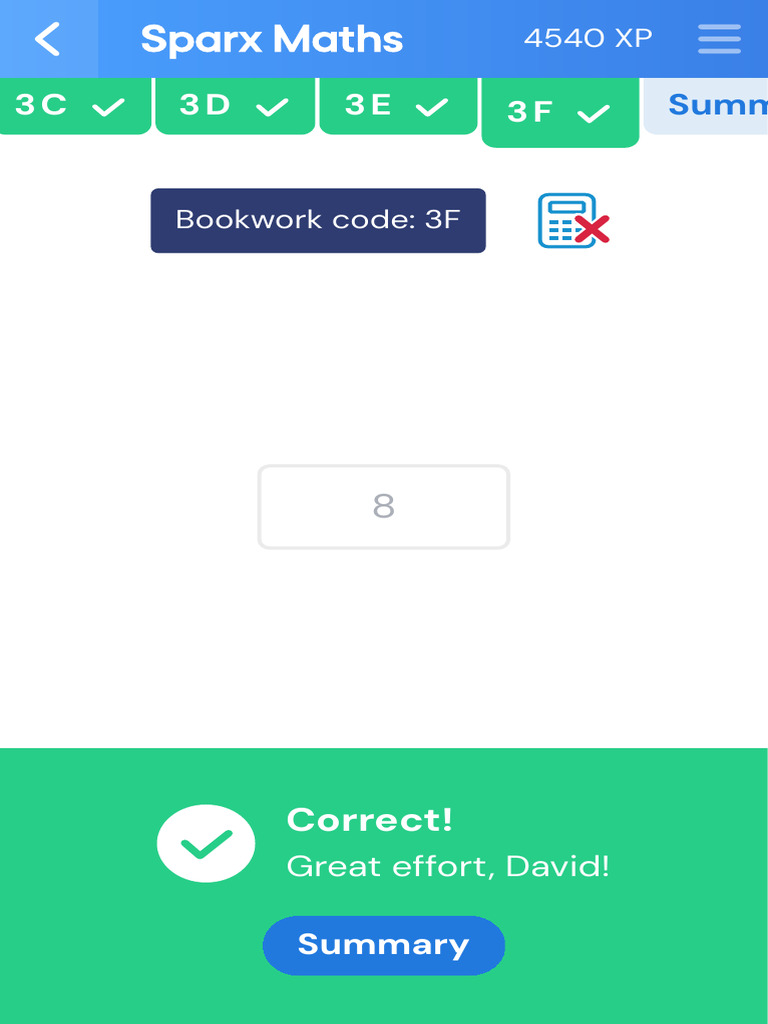 Bookwork Code 3F Summary for 4540 XP | PDF