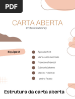 Modelo de Carta Aberta para Uso Geral | PDF