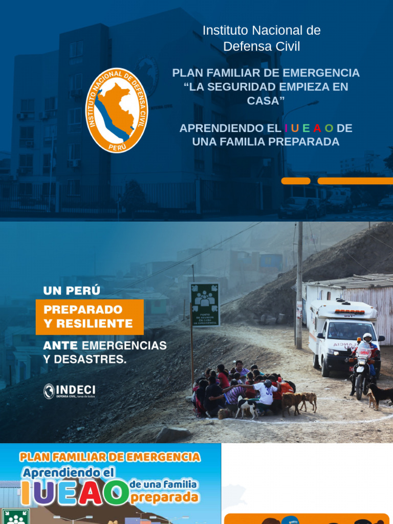Plan Familiar de Emergencia: IUEAO | PDF | Defensa Civil