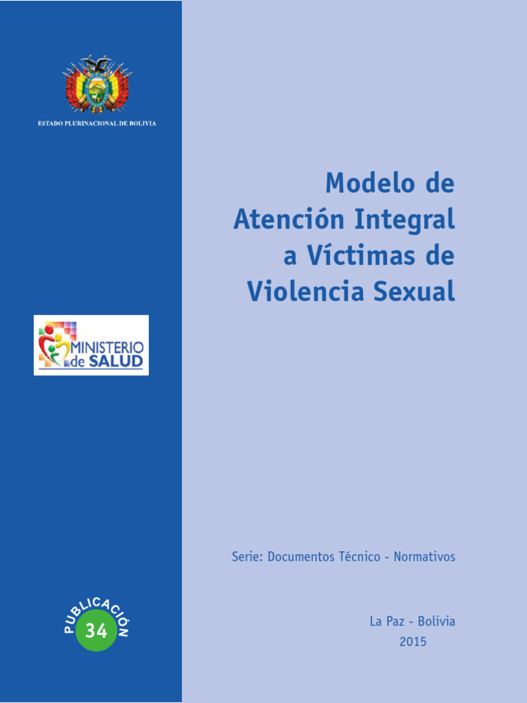 Modelo de Atención a Víctimas de Violencia Sexual | PDF | Bolivia | Mujer